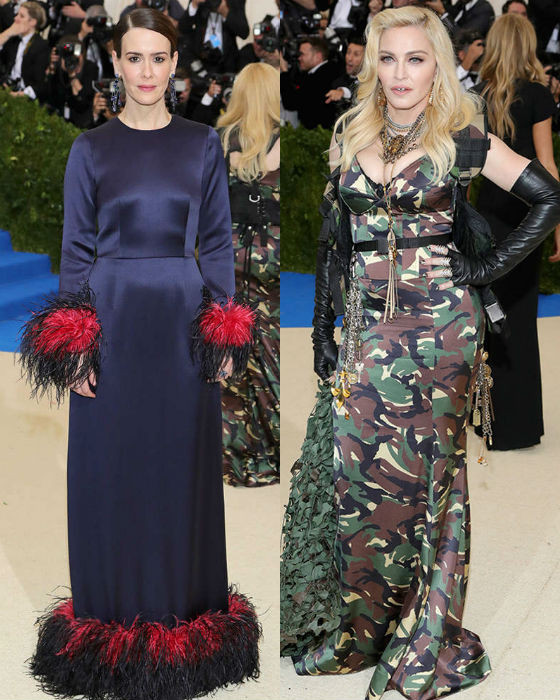 Sarah Paulson, Madonna, MET Gala 2017 Sarah Paulson, Madonna, MET Gala 2017